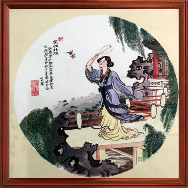 宝钗扑蝶